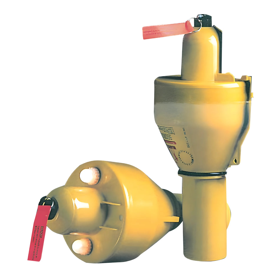 Segnalatore di emergenza Man-Overboard IKAROS Hansson Pyrotech con luce automatica e fumogeno integrato.