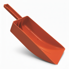 Sessola classica arancione in plastica rigida 110x365 mm con manico rettangolare | Onautica