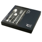 Set 24 posate acciaio inox 18/10 The Nautical Collection in confezione regalo blu navy | Onautica