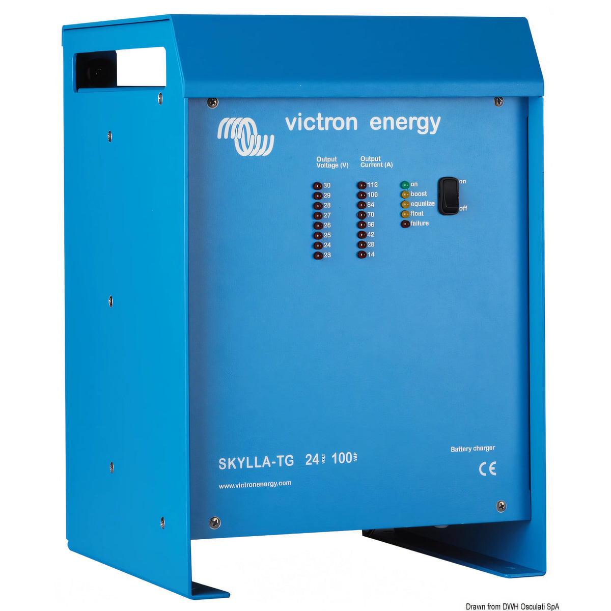 Caricabatterie Victron Skylla-TG 24V, carcassa in alluminio a due uscite