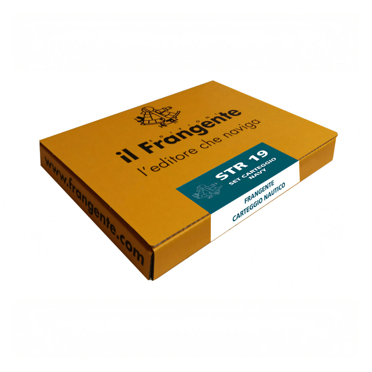 Set carteggio nautico Navy STR 19 in scatola arancione di cartone | Onautica