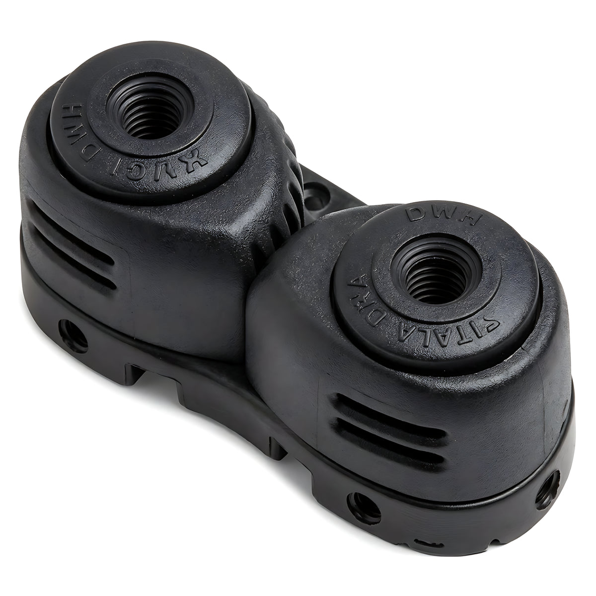 Strozzatore a camme LEWMAR per barche a vela, studiato per cime da 4 a 12 mm. Camme in polimeri a fibre lunghe con scorrimento su sfere in nylon.