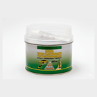 Stucco vetroresina Lasav in barattolo metallico verde 500ml con hardener incluso, per riparazioni auto e barca | Onautica
