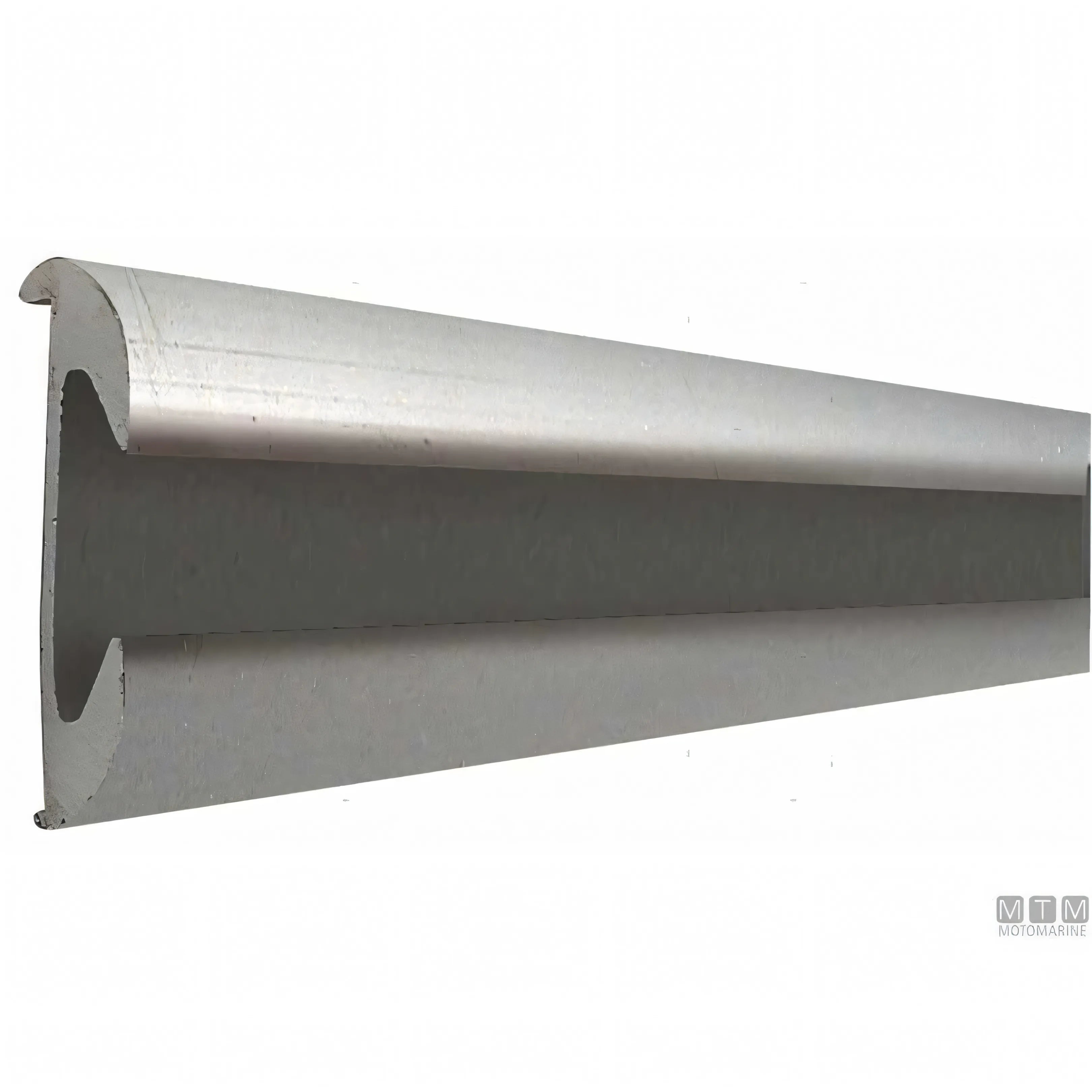 Supporto in alluminio anodizzato Tessilmare H56 mm barra 4 metri per profilo parabordo Bottazzo
