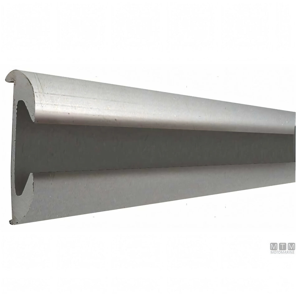 Supporto in alluminio anodizzato Tessilmare H56 mm barra 4 metri per profilo parabordo Bottazzo