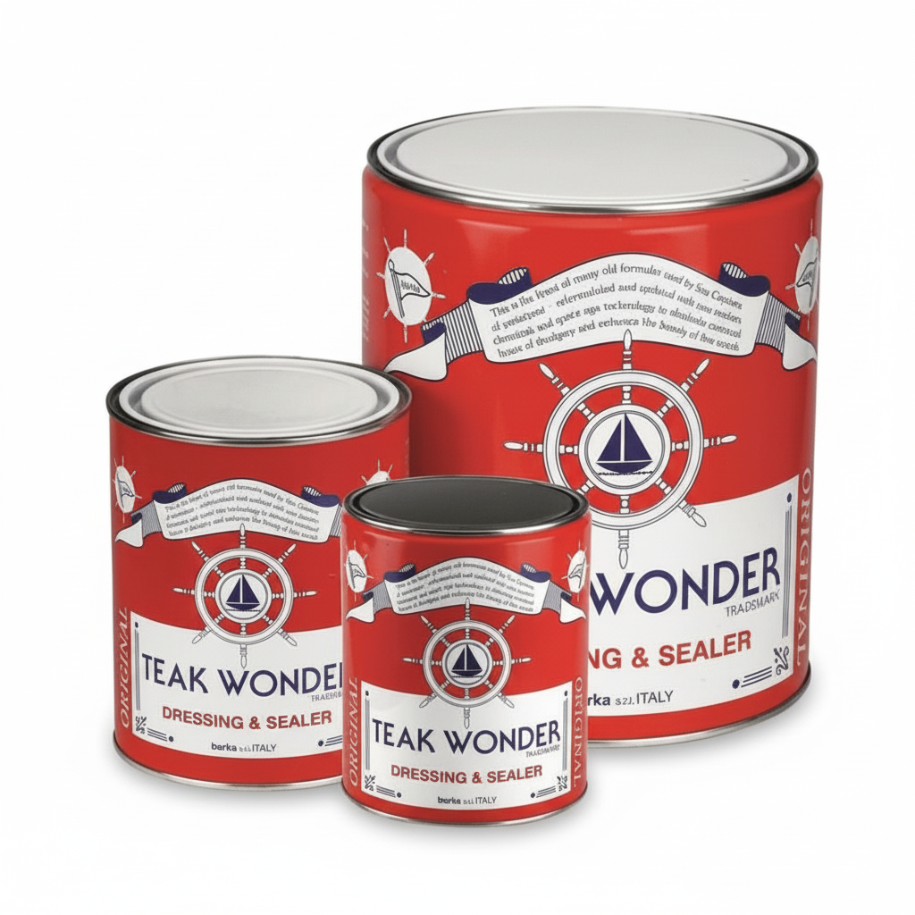TEAK WONDER Dressing and Sealer, protettivo non oleoso per il legno teak, conferisce aspetto dorato e protezione dai raggi UV.