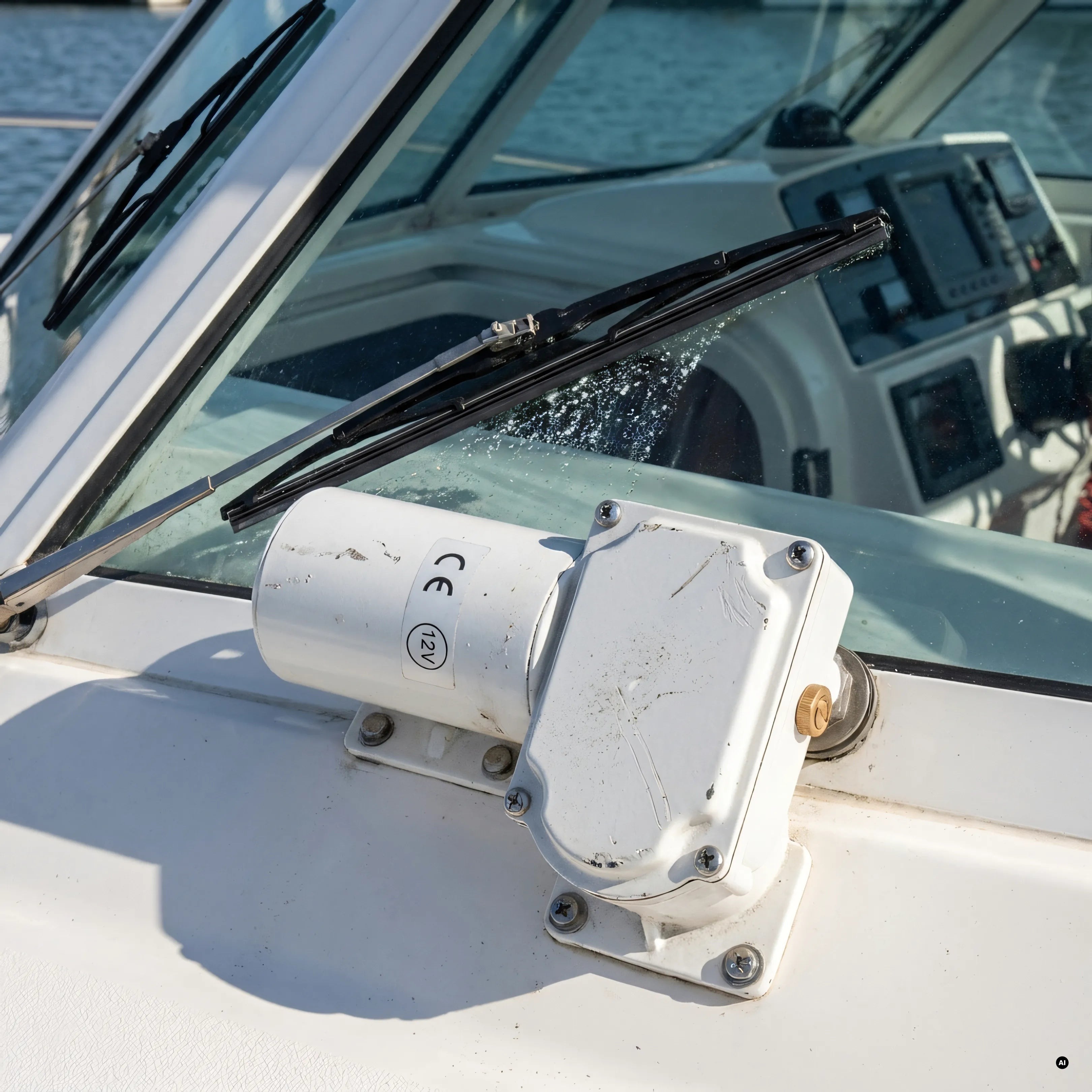 tergicristalli w10m 12v perno 28 mm — in uso a bordo