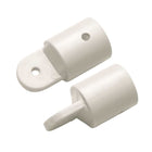 Terminale in plastica nero per capottine e tendalini nautici. Disponibile per tubi con diametro da 20 mm e 22 mm.