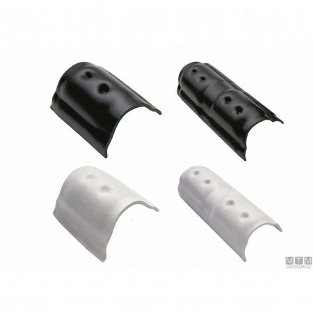 Terminale Tessilmare per profilo parabordo Bottazzo H56 mm colore bianco