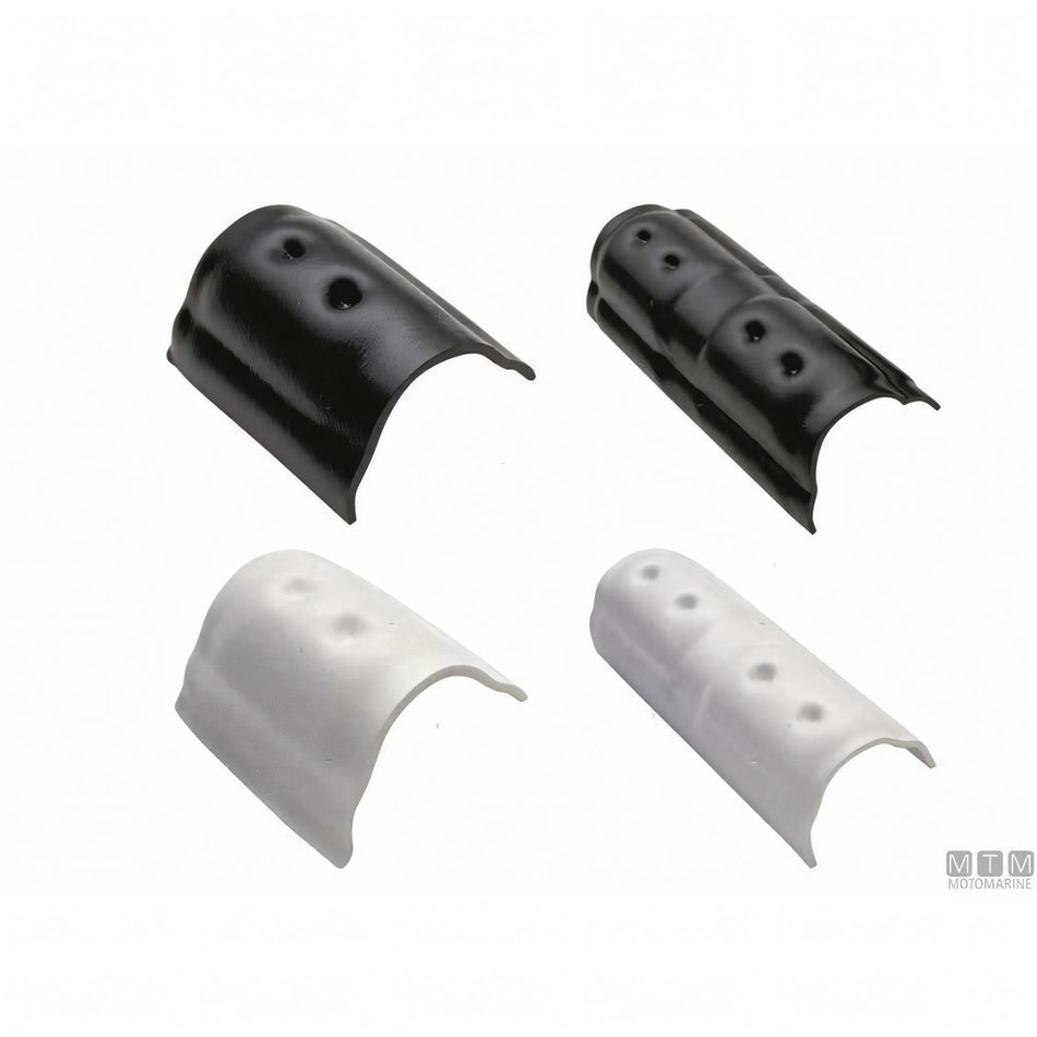 Terminale Tessilmare per profilo parabordo Bottazzo H56 mm colore bianco