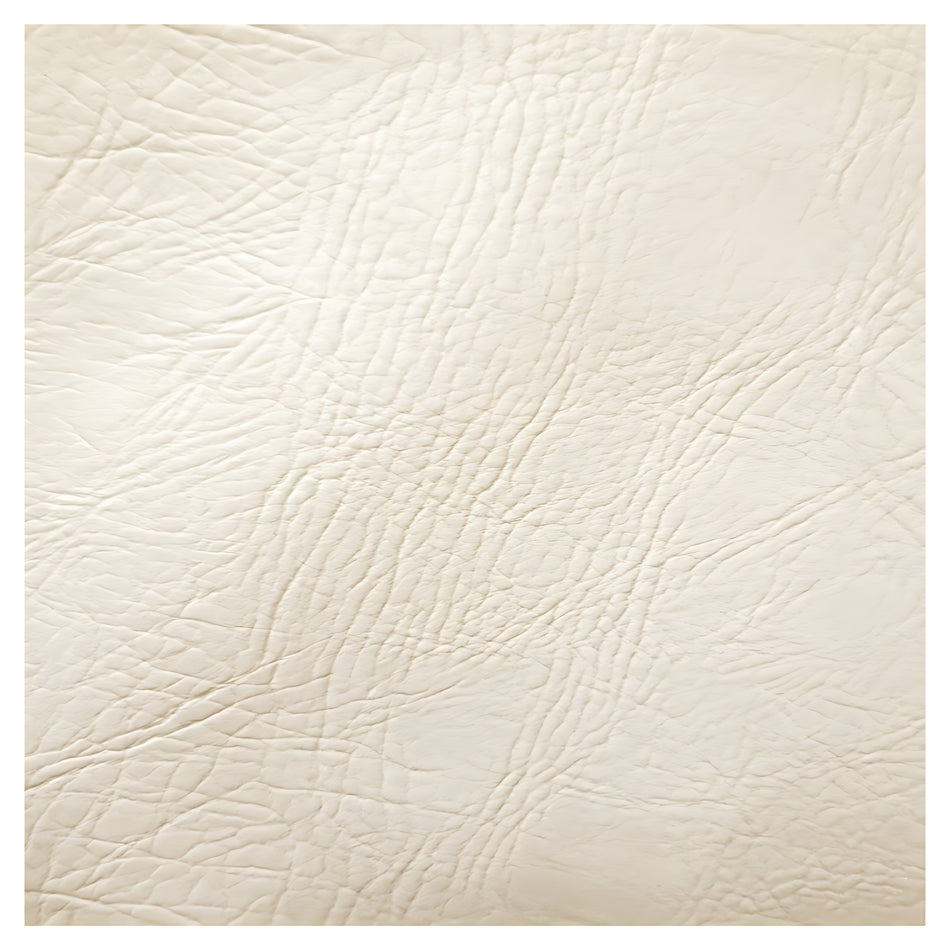 Tessuto in fintapelle nautica liscia colore bianco 116 per cuscinerie interne ed esterne, altezza 140 cm, resistente a UV e salsedine.