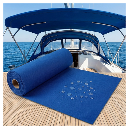 Tessuto nautico blu navy altezza 180 cm idrorepellente per bimini e sprayhood.