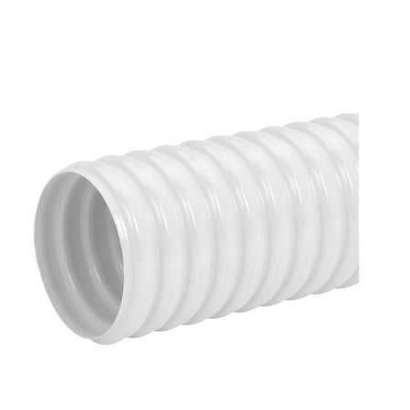 Tubo flessibile spiralato in PVC con spirale di rinforzo per passaggio cavi motori fuoribordo Ø 51 mm vendita al metro disponibile in bianco e grigio