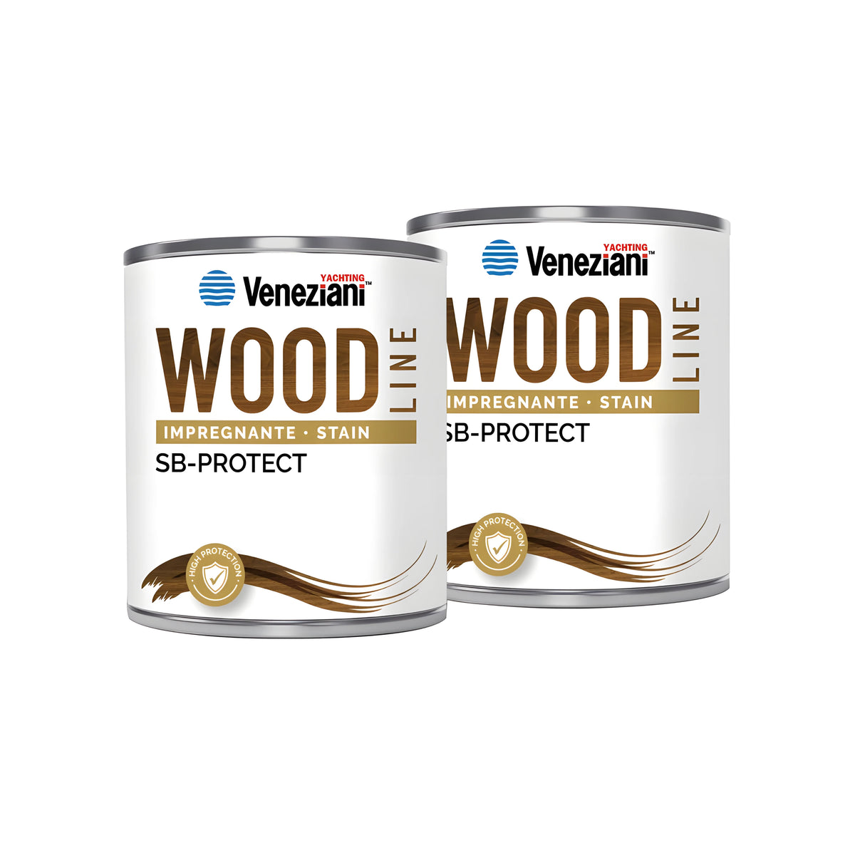 Impregnante protettivo monocomponente Veneziani Wood Line per legno resa elevata.