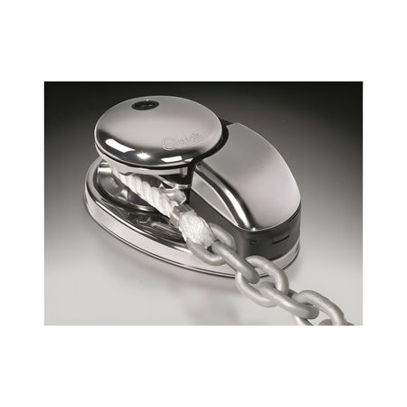 Verricello salpa ancora Quick Custom CL2 700W 12V Inox per barche 7-10m. Motore stagno IP67, bivalente cima/catena e control box incluso. Senza sensore.