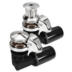 Verricello salpancora nautico ad asse verticale ITALWINCH Smart-R1, con base tonda in alluminio e corpo in acciaio inossidabile AISI 316.