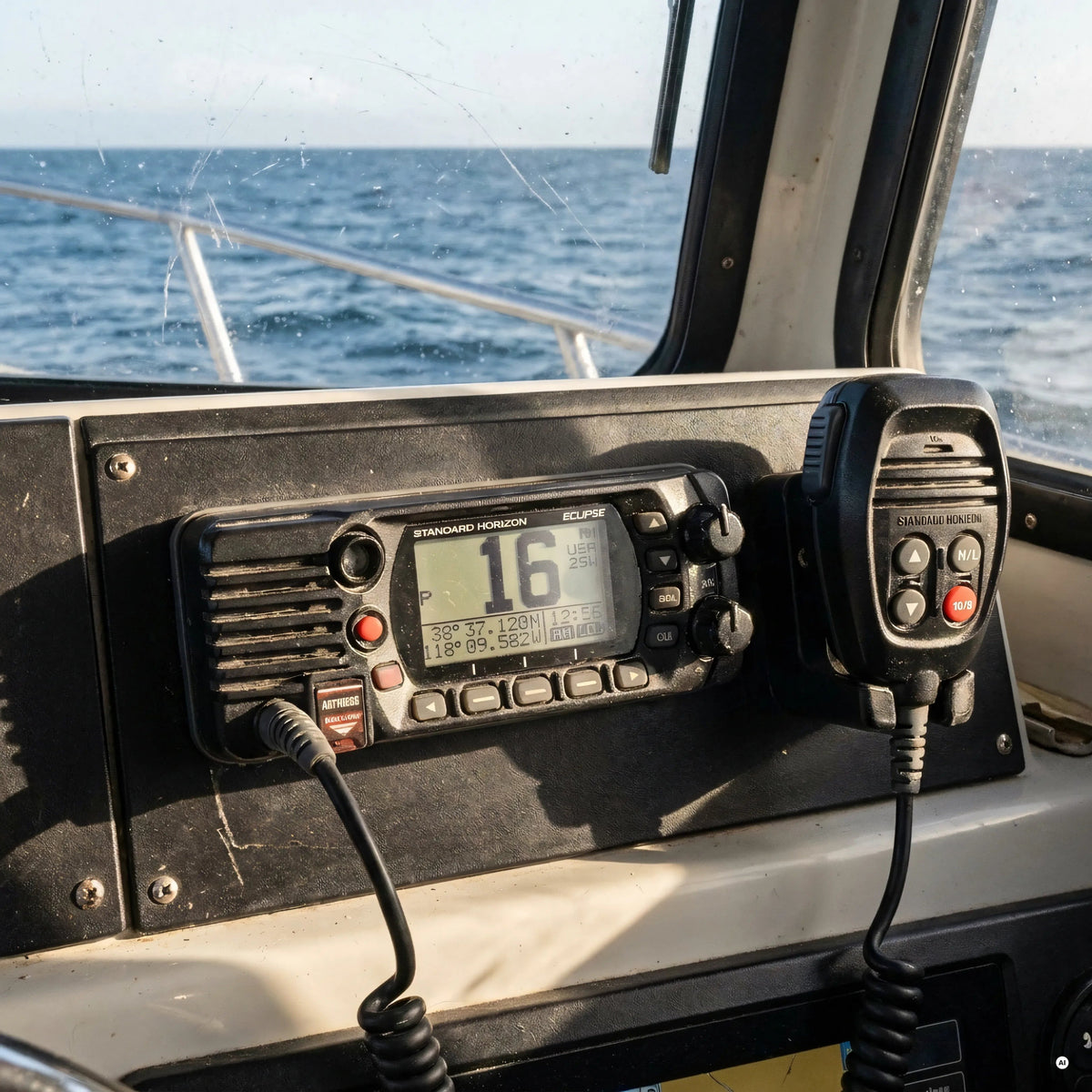 vhf standard horizon eclipse gps gx1400gps — in uso a bordo
