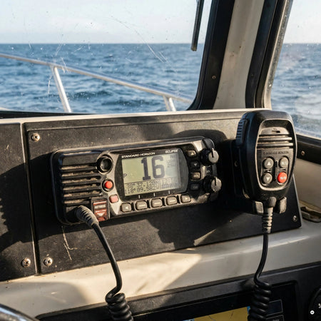 vhf standard horizon eclipse gps gx1400gps — in uso a bordo